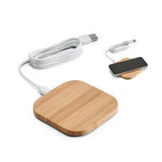 Power Bank Personalizado Bambu wireless